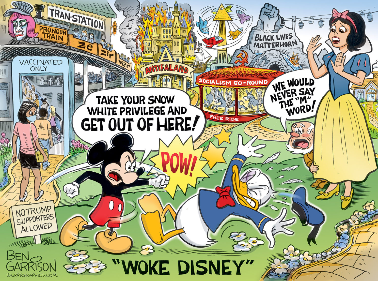 "Woke Disney" by Ben Garrison. sorry, you will have to find an image description elsewhere, it's too much "Woke Disney" by Ben Garrison. sorry, you will have to find an image description elsewhere, it's too much